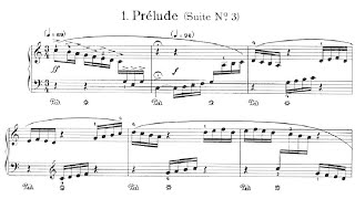 Bach/Siloti - Selections on Cello Suites for piano solo (audio + sheet music)