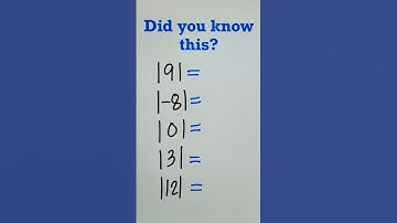 Absolute Value Hacks #MathTricksTutorial #maths #tutorial #mathematics #shorts #education #tricks