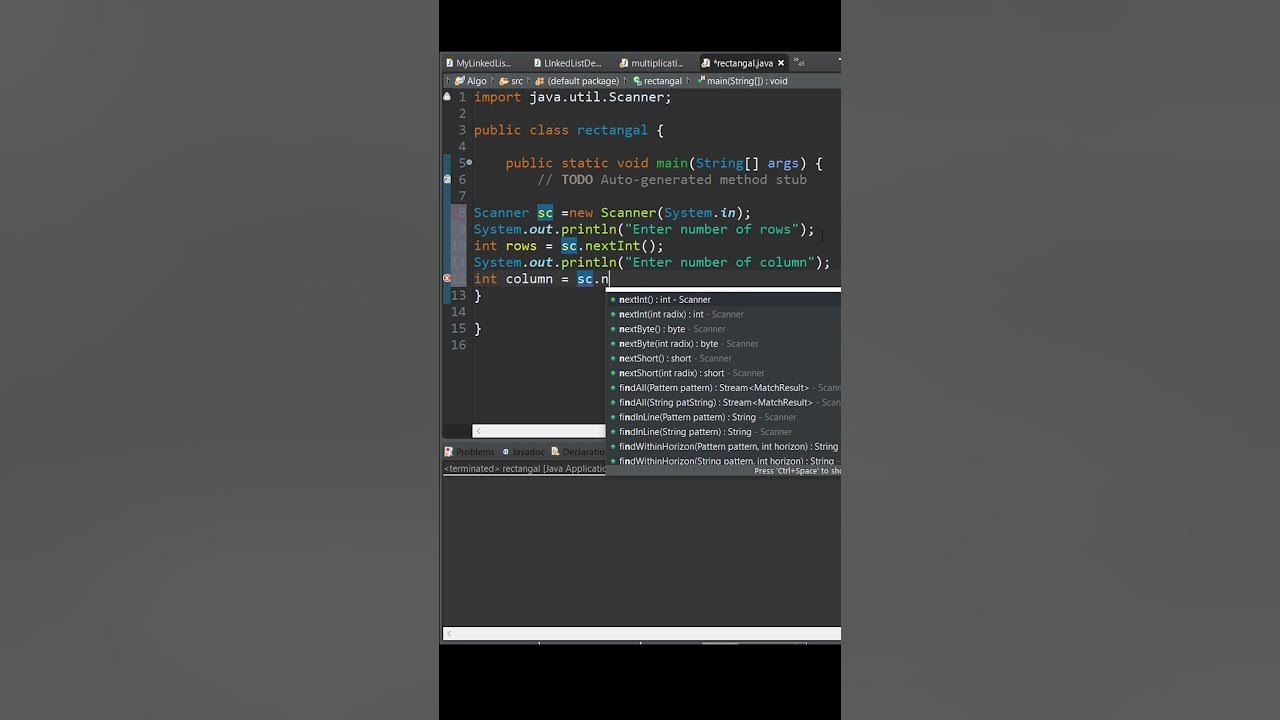program to print Rectangle star pattern |JAVA - YouTube