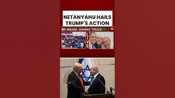 Israeli PM Netanyahu Publicly Applauds Trump’s Role In Hostage Rescue And Peace Efforts #shorts