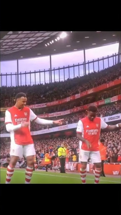 Saka And Gabriel Dance🔥😄#arsenal