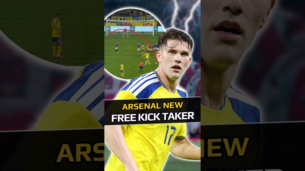 GYOKERES Scored A Free-Kick And Exposed Arsenal #premierleague