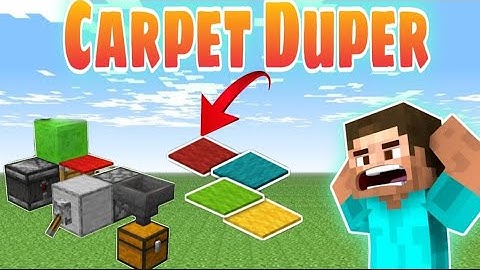 Minecraft 1.18 : Easiest Way to Unlimited { Carpet Duper }  And { Duplicator Glich }