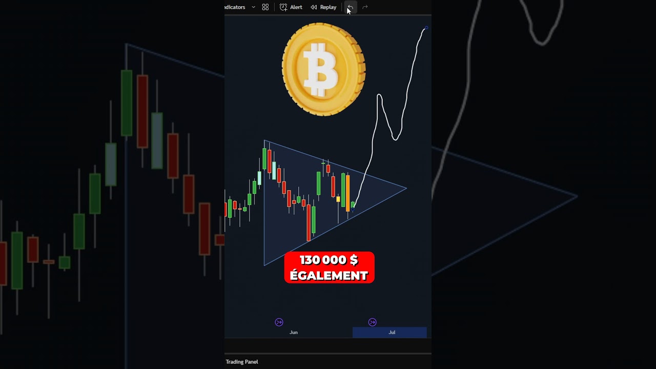BITCOIN BIENTÔT UN MOUVEMENT VIOLENT À NE PAS RATER !!! 😱 #crypto #bitcoin #btc #cryptomonnaie थंबनेल
