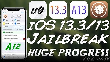 iOS 13.3 / 13.2 / 13.1 / 13 A12 / A13 Unc0ver JAILBREAK Latest PROGRESS (Cydia, Remount & Huge News)