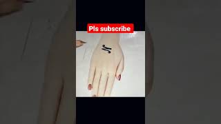 N❤️N couple letter mehndi tattoo design shortvideo pls support me ??