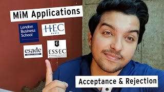 Master in Management Applications: Acceptance & Rejection