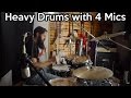 Heavy Drums with 4 Mics -  The "Glyn Johns" Technique | SpectreSoundStudios TUTORIAL