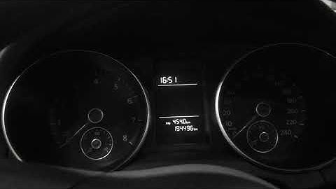 VW golf 6 outside temperature sensor