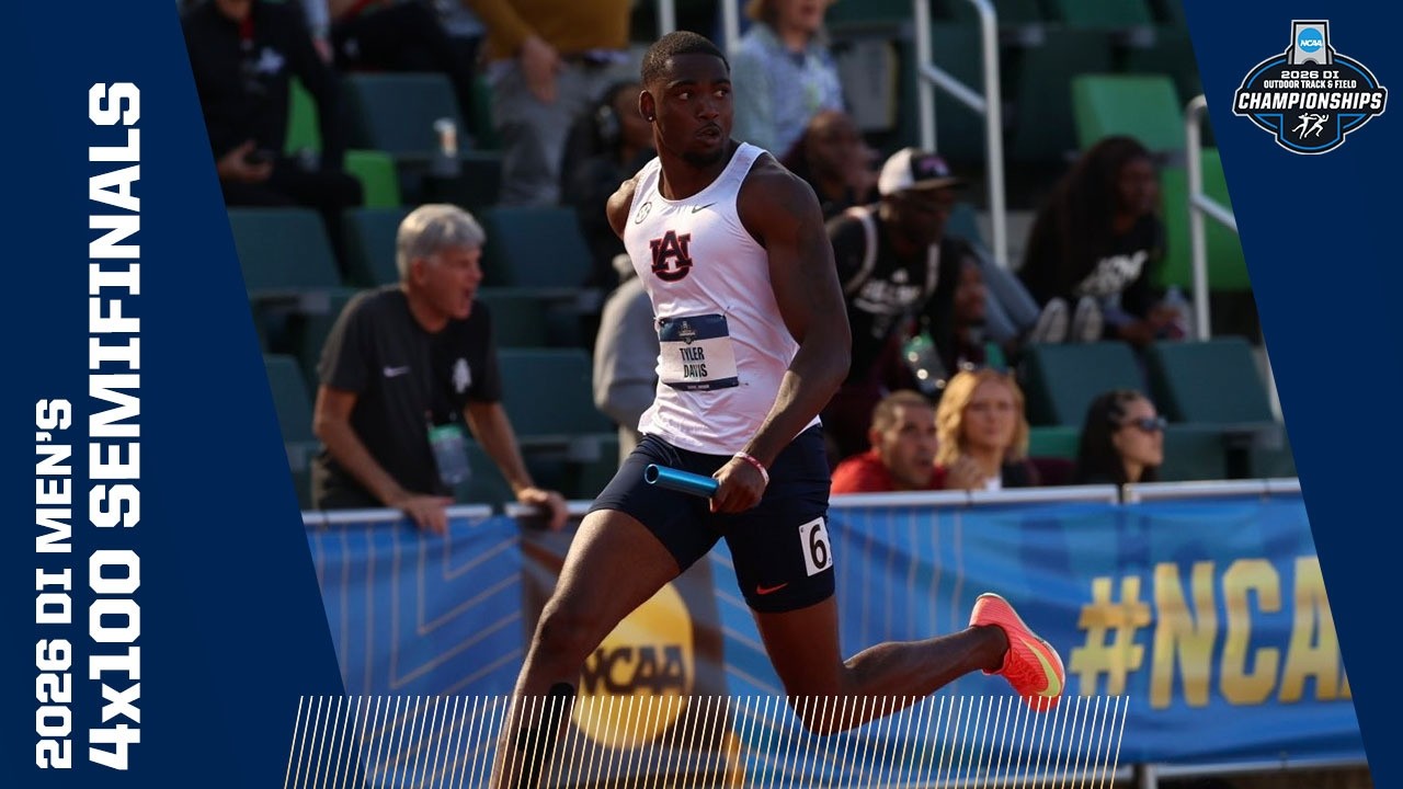 Every 4x100m relay semifinal from 2026 NCAA outdoor track and field championships