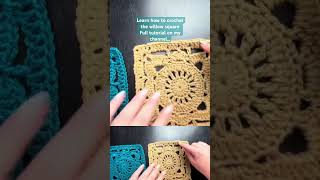 Learn how to crochet the willow square… full tutorial on my channel #crochet #tutorial