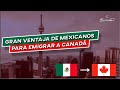 LA GRAN VENTAJA DE LOS MEXICANOS PARA EMIGRAR A CANADÁ