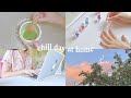 day at home vlog!🌷  spring cleaning, fruit picking, nails, Japanese snacks and meals!