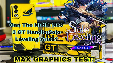 SOLO LEVELING ARISE on a BUDGET BEAST! (Nubia Neo 3 GT Gameplay)