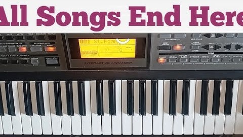 All Itende Songs End and Start from this Chord | how to play itende keyboard style | itende tutorial