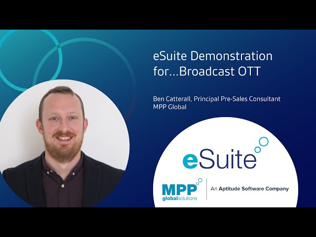 eSuite OTT Demo Video - Ben Catterall