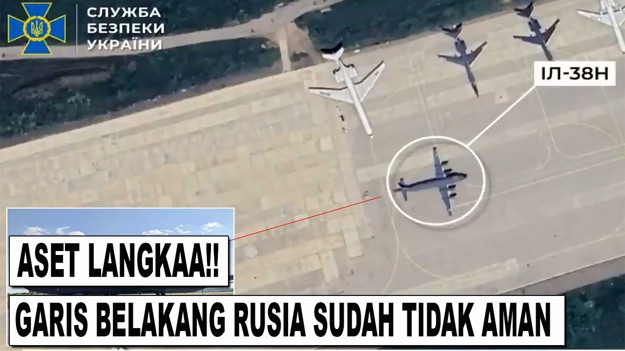 IL-38N: PESAWAT LANGKA MILIK RUSIA TERKENA SERANGAN