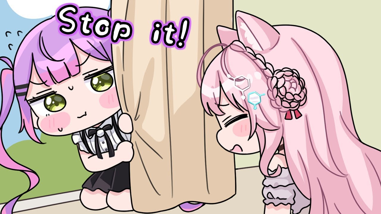 Koyori can't handle Towa's cuteness when they met in person[Animated Hololive/Eng sub]