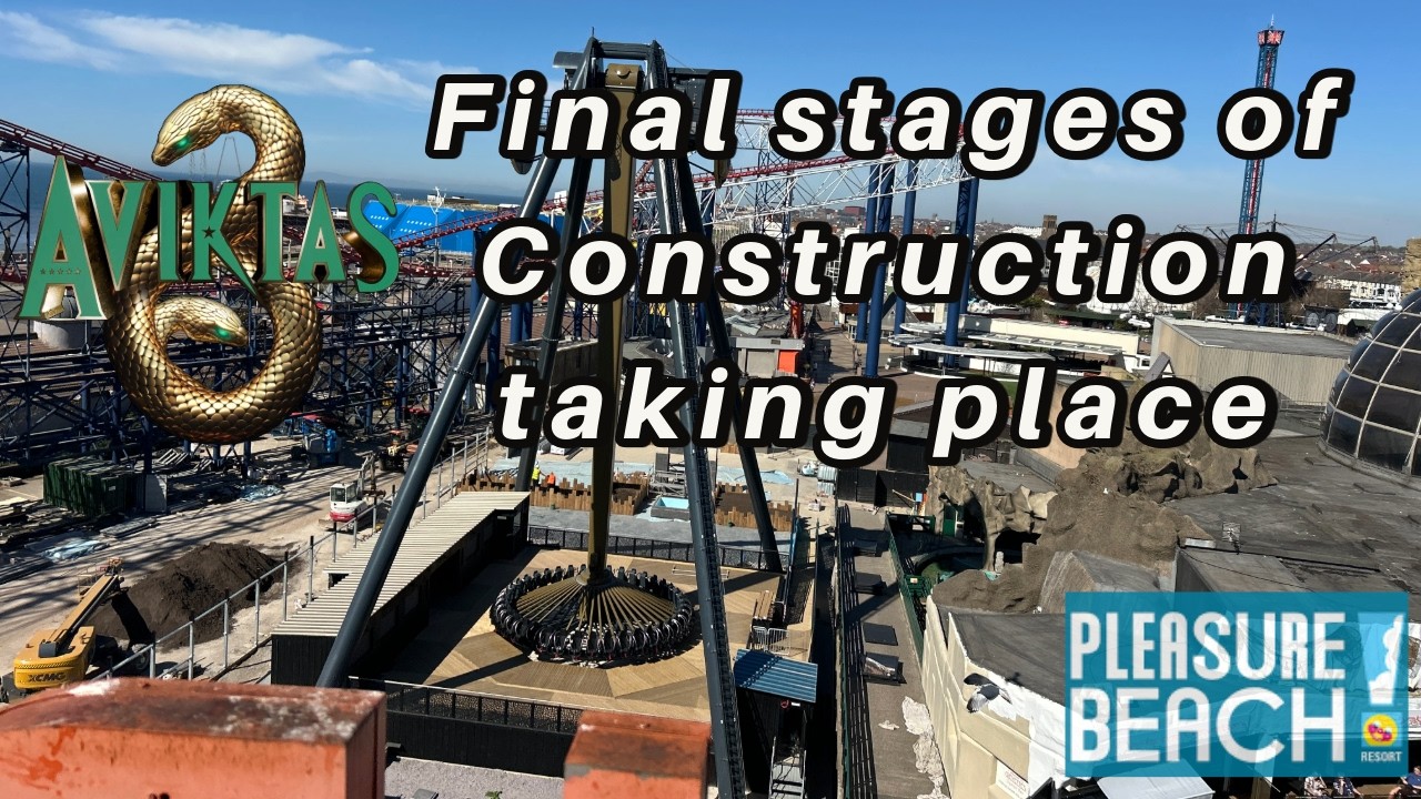 Blackpool Spring Blackpool Pleasure Beach Spring Update 24/04/26 (COST CUTTING?) - YouTube
