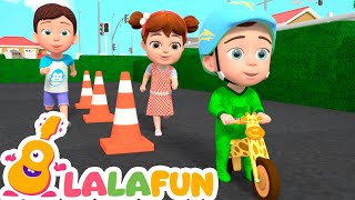 Let's Ride a Bike | Riding a Bicycle Song | Nursery Rhymes & Songs for Kids