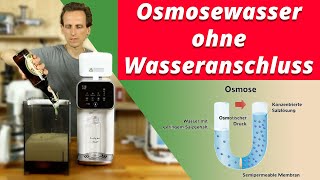 Wasserfiltern ohne Wasseranschluss mit der Quellanova Umkehrosmoseanlage