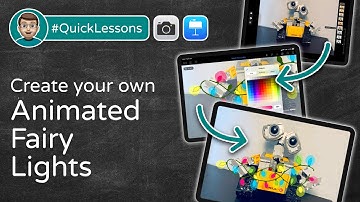 Create your own Animated Fairy Lights in Keynote   |   iPad #QuickLessons