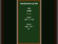 Multiplication Trick_#2! Without Using Tables. #multiplicationtrick #shortcut #maths #education
