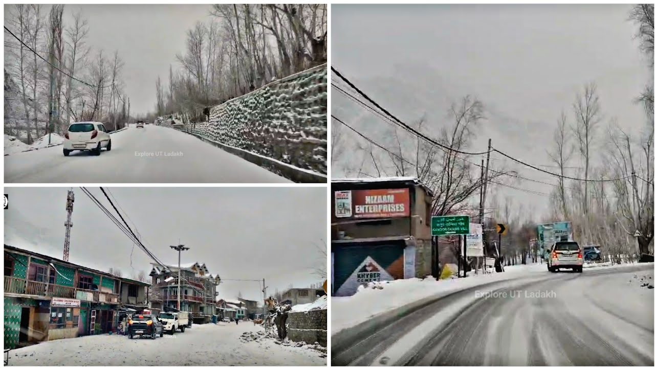 Kargil-Zanskar National Highway Road Status | Snowfall🌨️ | 16 January 2026.