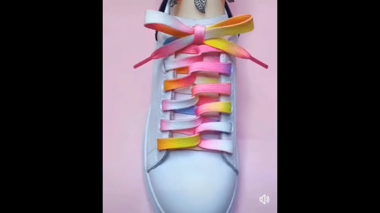 DIY UNIQUE AND BEAUTIFUL SHOELACE TYING 