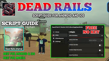 UPDATE DEAD RAILS SCRIPT GUIDE 2025 SPEED HUB | FREE & NO KEY FOR ANDROID & IOS!