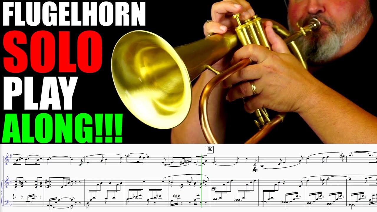 G.Faure "Sicilienne" FLUGELHORN SOLO Play Along SHEET MUSIC!!! YouTube