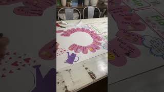 🌼 Nurturing Kindness in Preschool! Watch as we create a Friendship Flower in class 🌸 Each petal repr