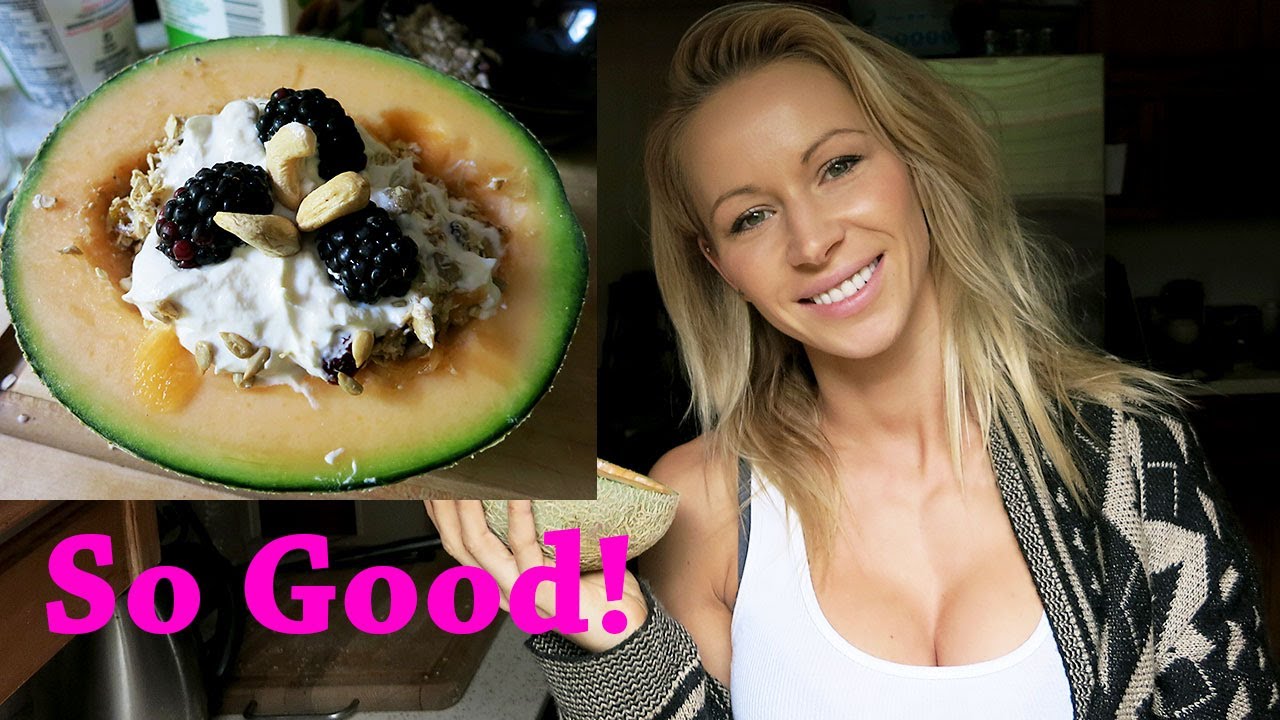 nutshell meaning Oatmeal in Cantaloupe Fruit Bowl