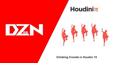 Climbing crowds (locomotion y-axis) in Houdini 19