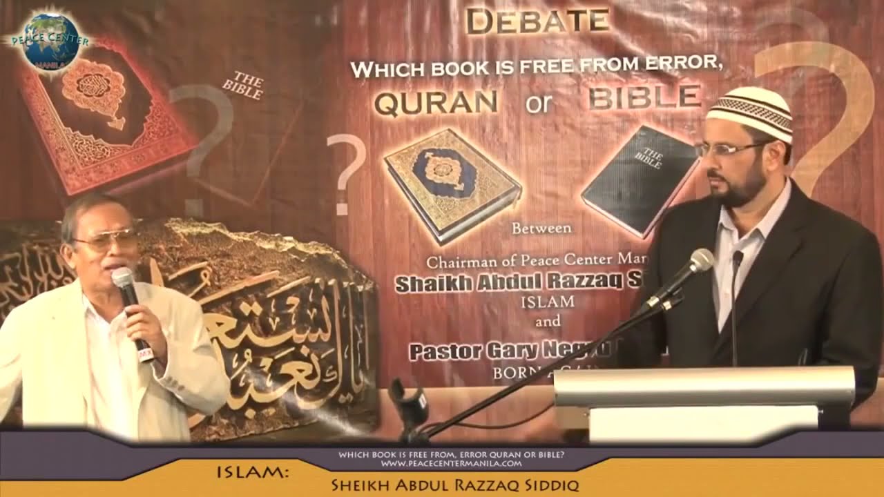 Philippines Christian pastor running         From Snake in debate to islam ( Sheikh Abdul Razzaq )