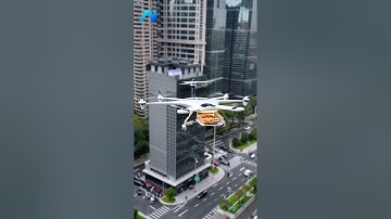 Drones Deliver Deliciousness Right to Your Door! | #AI #Robotics #YouTubeShorts