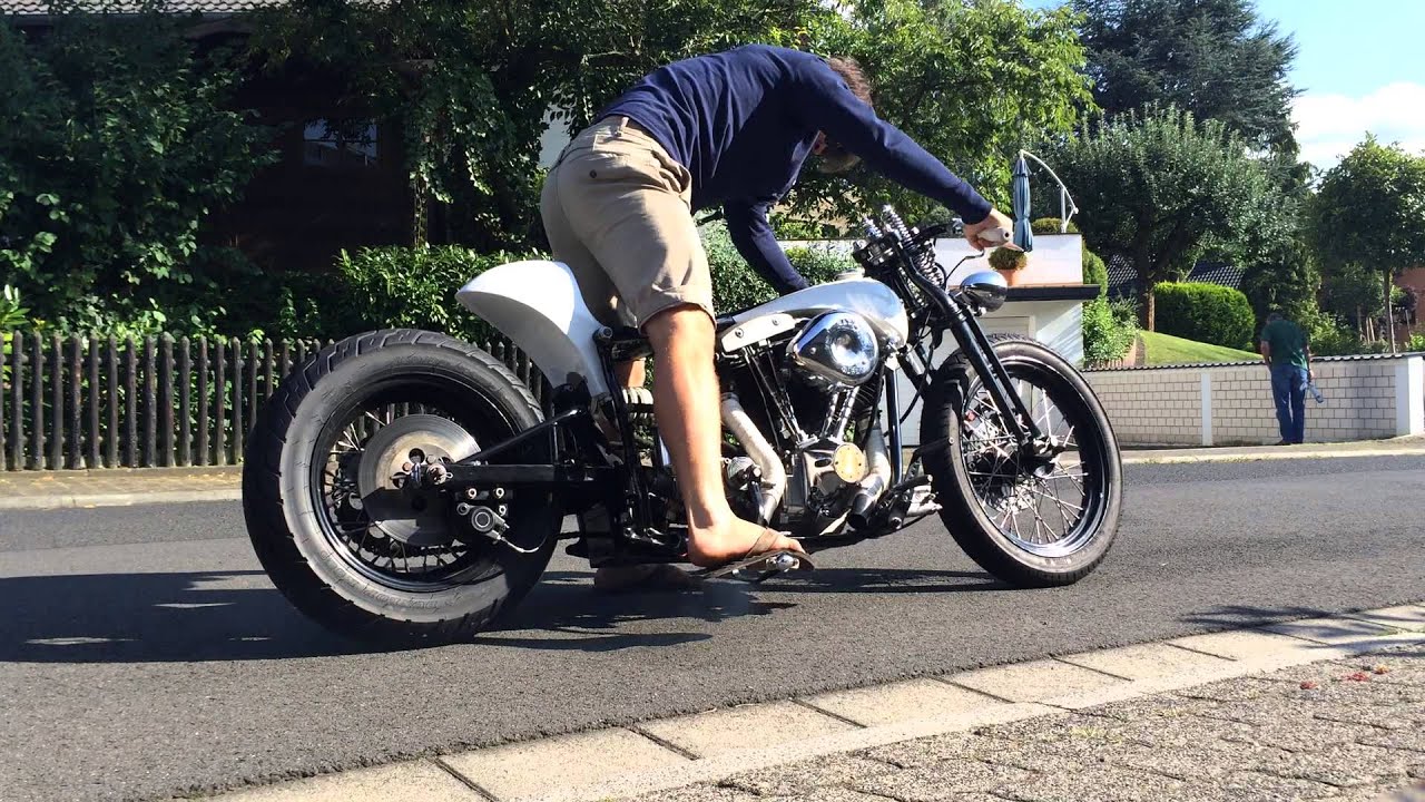 Harley Davidson Shovel Kickstart YouTube