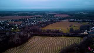 Drone Footage Connersville, IN 12/22/2022 (Enhanced with Adobe Premiere Pro)