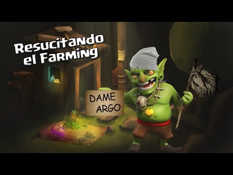 Mendigando gemas para farmear XD | Resucitando el Farming | Descubriendo Clash of Clans
