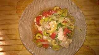 Куриные крылышки в томатном соусе с оливками в мультиварке Куриные крылышки в томатном соусе с оливками в мультиварке