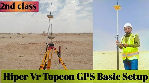 Hiper vr Topcon GPS basic Setup || point stake out by topcon gps || 2nd class