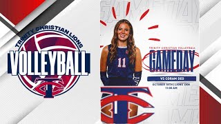 Trinity Christian Varsity Volleyball vs Coram Deo (Middle School Appreciation)
