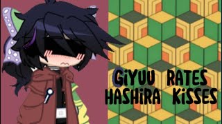 || Giyuu rates hashira kisses || Giyushino || 13  at end ||