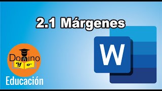 2.1 Curso Básico de Word 2019 – Insertar margen. 2.1 Curso Básico de Word 2019 – Insertar margen.