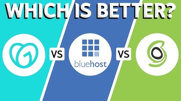 GoDaddy vs Bluehost vs SiteGround (2025) - Which One Is BEST?