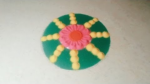 Top Easy Festival Simple Trick Rangoli Design | चूड़ी लाओ रंगोली बनाओ | Simple Diwali Rangoli