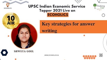 Key strategies for answer Writing | IES Topper On Ecoholics | Learn Economics On Ecoholics