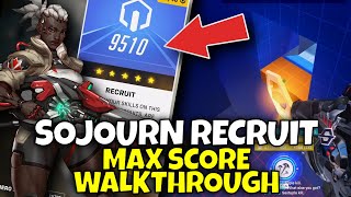 「Hero Mastery」 Sojourn RECRUIT 5 Stars MAX SCORE Walkthrough (Overwatch 2 Guide)
