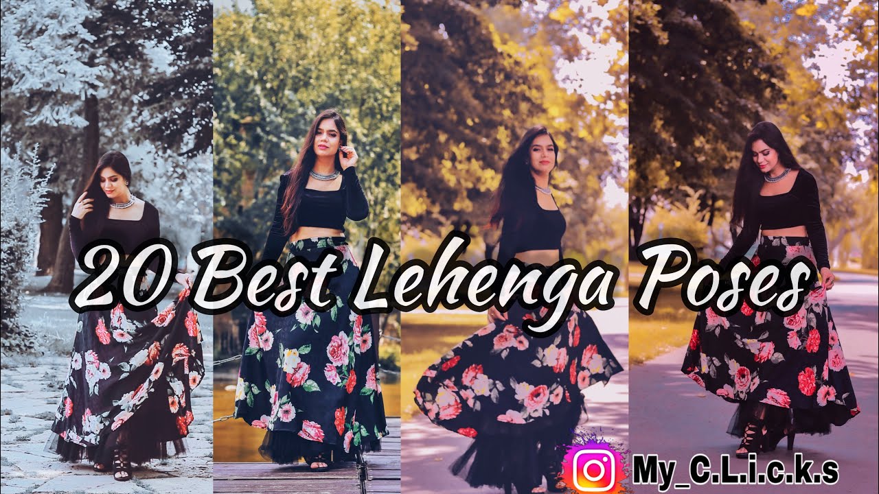 lehenga pose style for girls｜TikTok Search