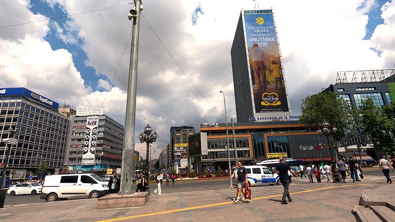 Ankara [4k60fps], Kızılay Civarı Rutin Yürüyüş Turu 18 Haziran 2023 -Kizilay Neighborhood Tour